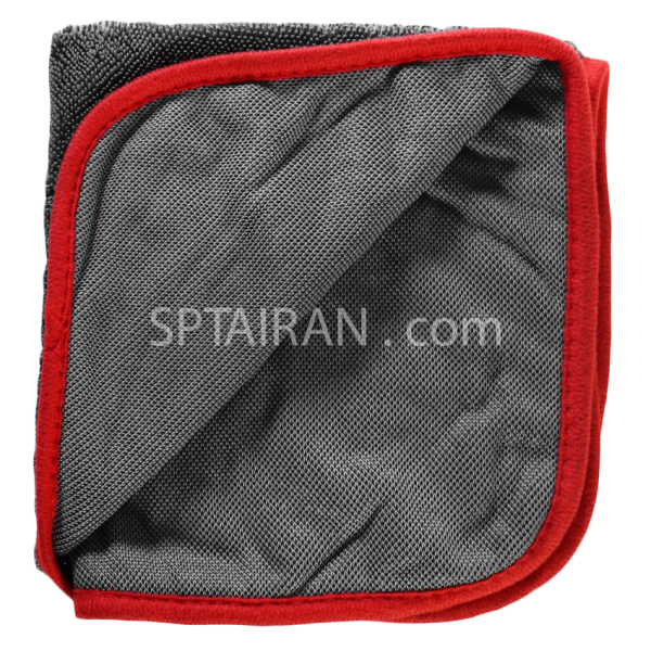 حوله مایکروفایبر خشک کن 40 × 40 اس پی تی ای دستمال مایکروفایبر مخصوص خودرو SPTA 600GSM Microfiber Towel